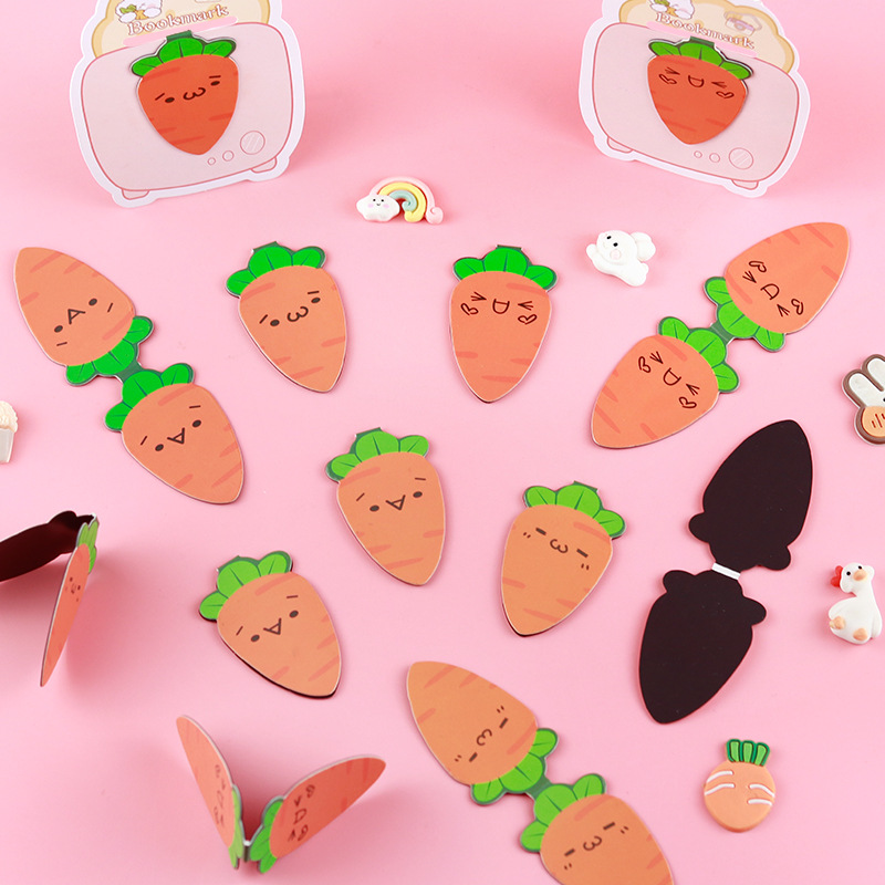 BOOKMARK/ KẸP SÁCH NAM CHÂM HÌNH CỦ CÀ RỐT SIÊU CƯNG T.CRAFT HOUSE