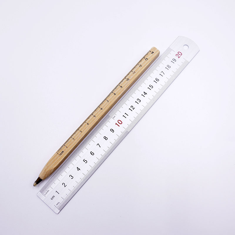 BÚT BI GỖ THÔNG THƯỚC KẺ PHONG CÁCH VINTAGE T.CRAFT HOUSE