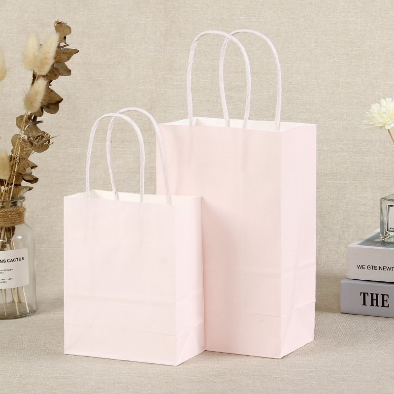 TÚI GIẤY KRAFT DÀY 120GSM MÀU PASTEL KÈM QUAI XÁCH CÙNG MÀU CHẮC CHẮN ĐỰNG QUÀ TẶNG T.CRAFT HOUSE