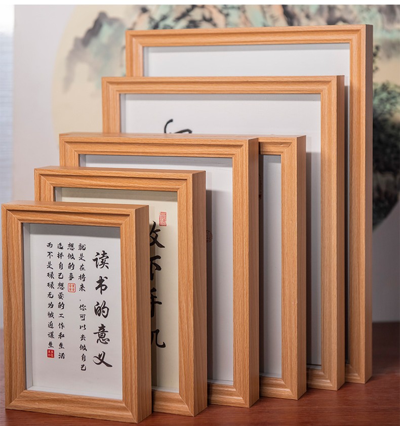 KHUNG ẢNH GỖ MẶT KÍNH LÀM TRANH DECOR TRANG TRÍ ĐỂ BÀN T.CRAFT HOUSE-NVLG