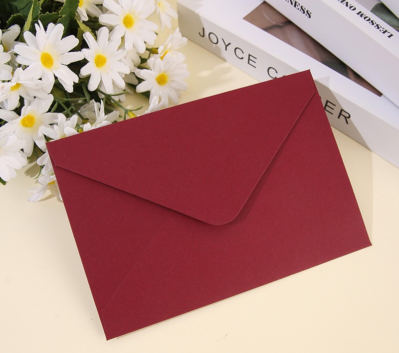 SET 5 BAO THƯ CAO CẤP TRƠN DÀY 180GSM KÍCH THƯỚC 13.5x18.5CM NHIỀU MÀU SẮC T.CRAFT HOUSE