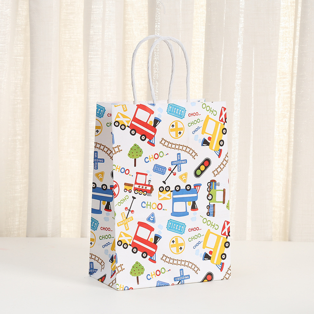 TÚI GIẤY QUÀ TẶNG CHỦ ĐỀ XE HOẠT HÌNH T.CRAFT HOUSE