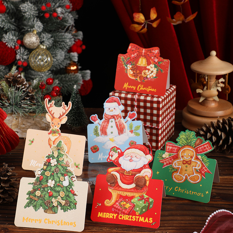 COMBO NGẪU NHIÊN 10 THIỆP IN MINI CHỦ ĐỀ GIÁNG SINH DỄ THƯƠNG VÀ ĐẦY MÀU SẮC T.CRAFT HOUSE - MẪU 4