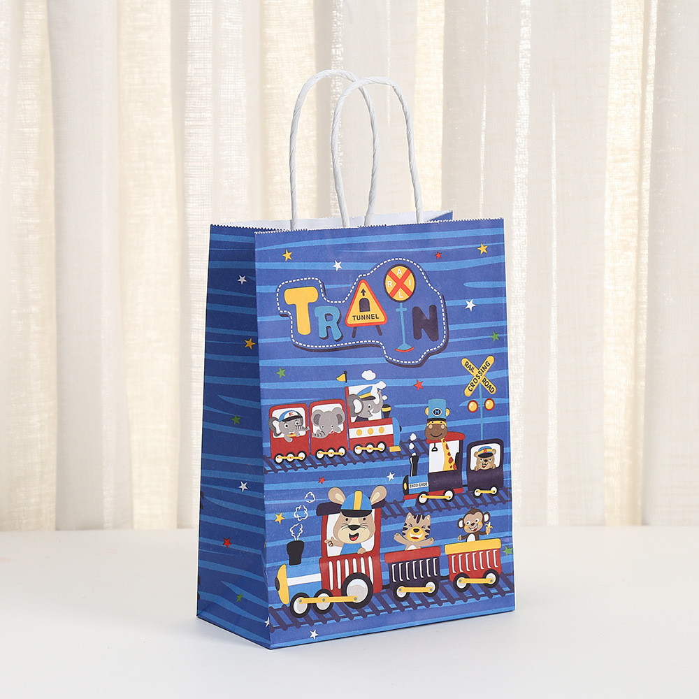 TÚI GIẤY QUÀ TẶNG CHỦ ĐỀ XE HOẠT HÌNH T.CRAFT HOUSE