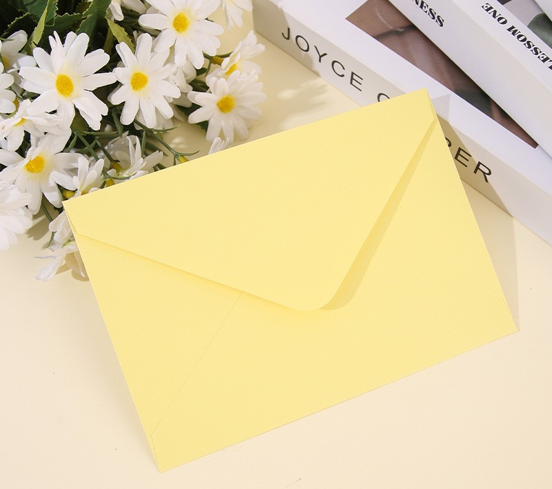 SET 5 BAO THƯ CAO CẤP TRƠN DÀY 180GSM KÍCH THƯỚC 13.5x18.5CM NHIỀU MÀU SẮC T.CRAFT HOUSE