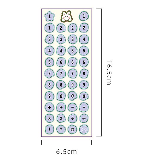 STICKER BẢNG CHỮ CÁI VÀ SỐ THỨ TỰ TRANG TRÍ TẬP SÁCH/ SỔ LƯU NIỆM T.CRAFT HOUSE