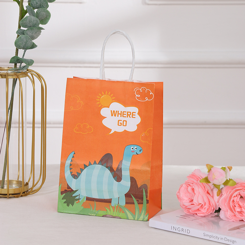 TÚI GIẤY ĐỰNG QUÀ KHỦNG LONG ĐÁNG YÊU T.CRAFT HOUSE
