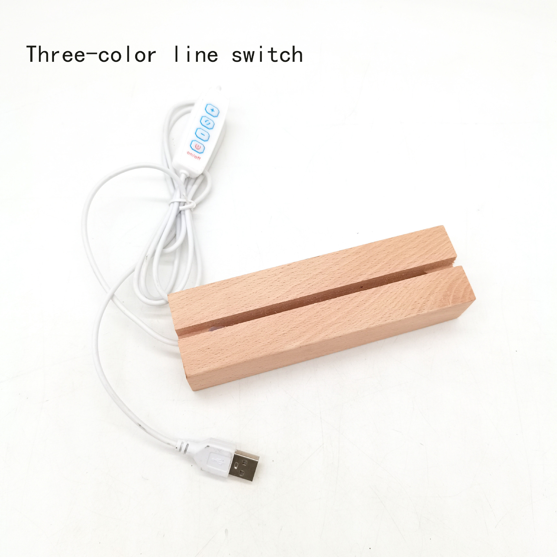 ĐẾ ĐÈN LED 3D BẰNG GỖ 3 MÀU TRANG TRÍ DIY SIÊU TIỆN LỢI T.CRAFT HOUSE-NVLG