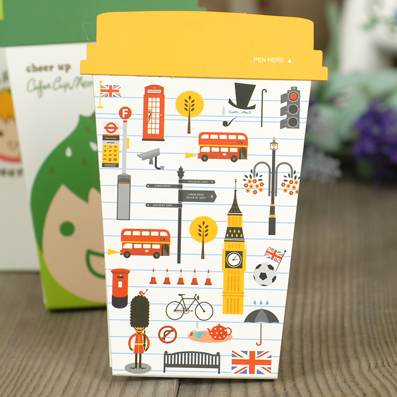 GIẤY NOTE HÌNH LY COFFEE CUP NEMO BÉ DÂU XINH XẺO ĐÁNG YÊU T-CRAFT