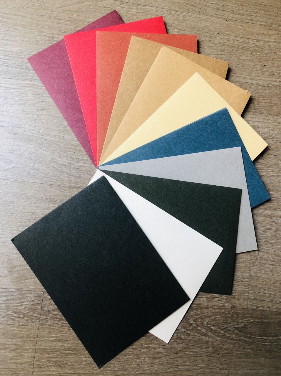 SET 5 BAO THƯ CAO CẤP TRƠN DÀY 250GSM KÍCH THƯỚC 12.5x17.5CM NHIỀU MÀU SẮC PHONG CÁCH CỔ ĐIỂN T.CRAFT HOUSE
