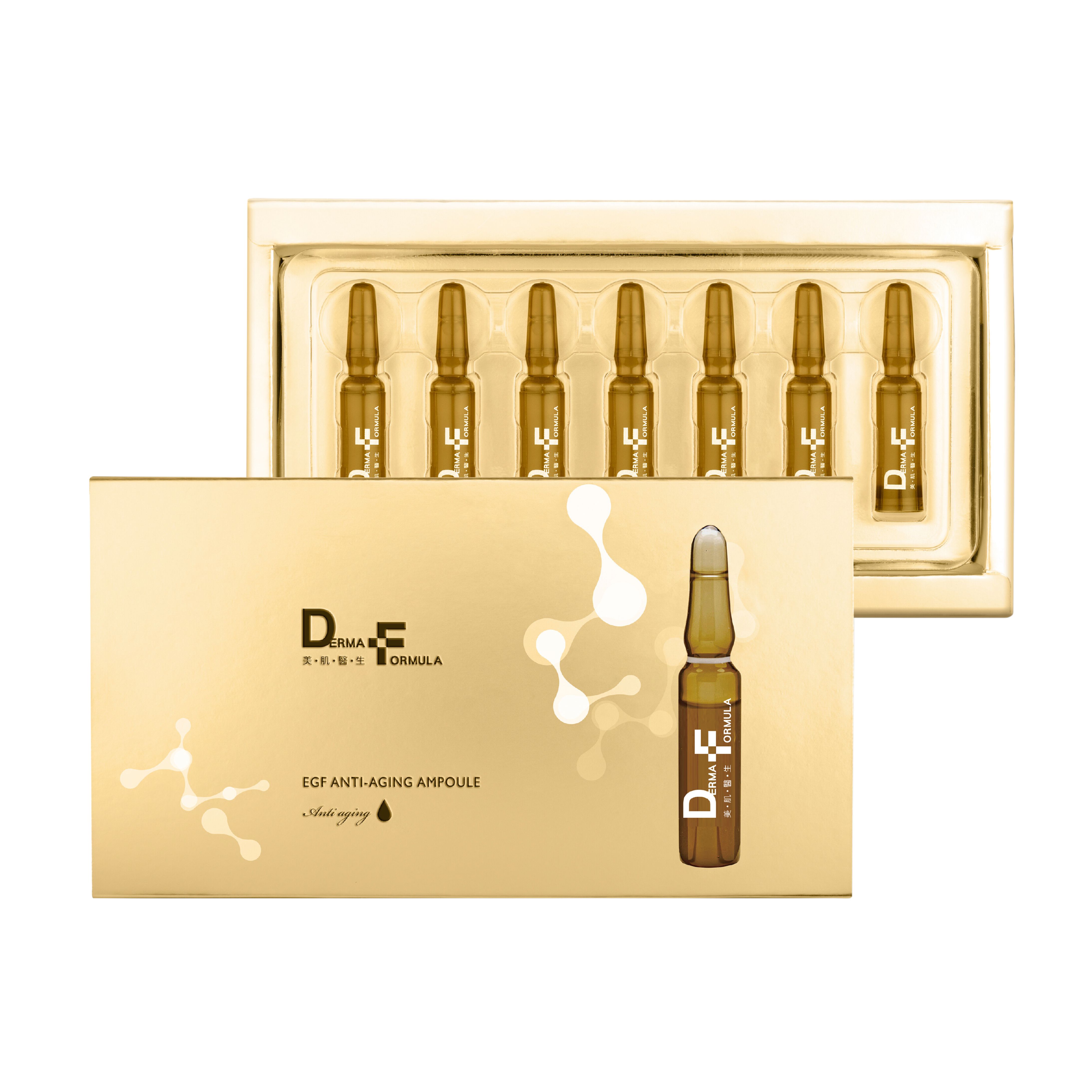 Tinh chất chống lão hóa Derma Formula EGF Anti-Aging Ampoule 1.5mlx7 ống