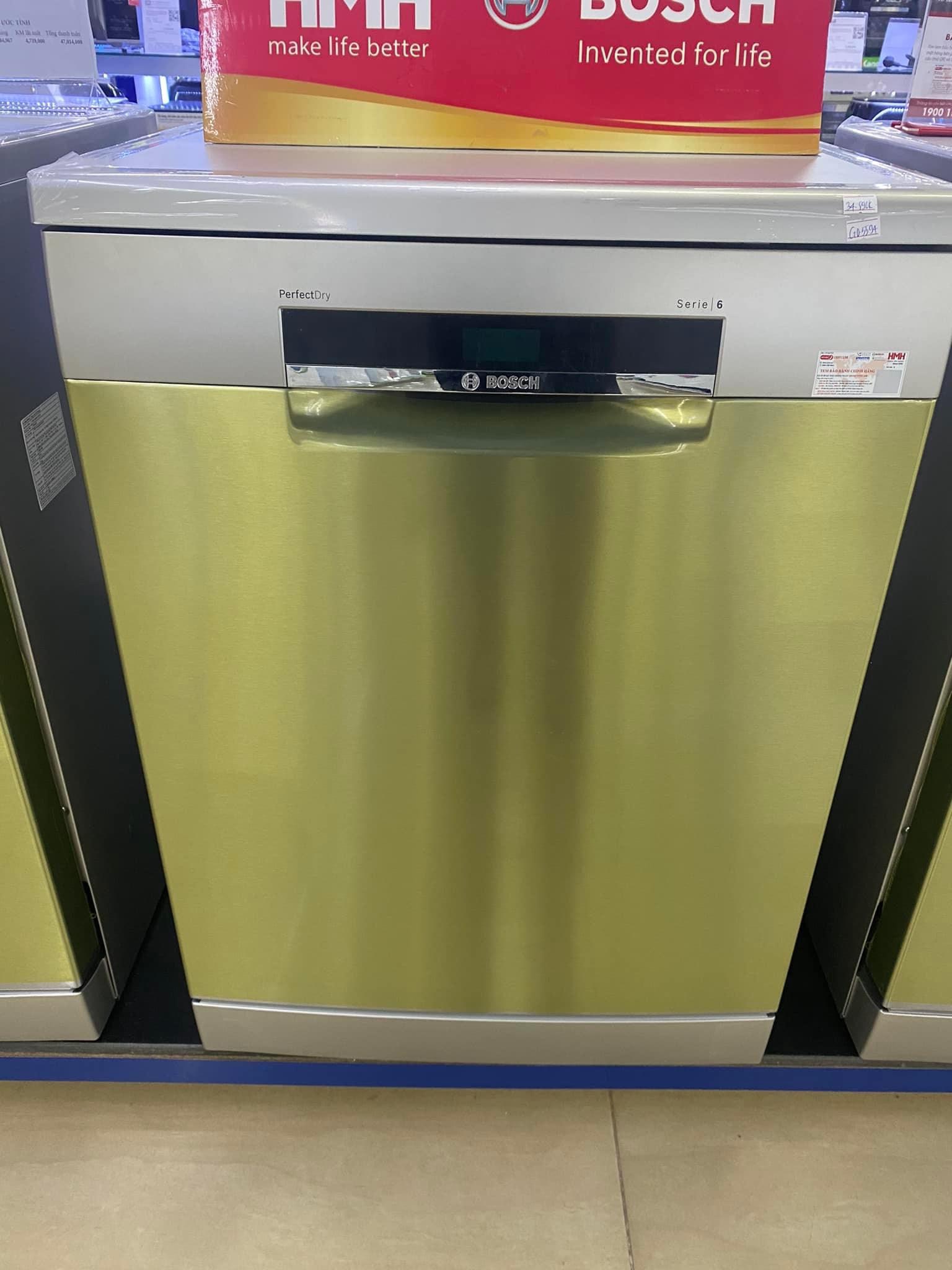 Máy rửa bát Bosch SMS6ZCI08E (14 Bộ) - Serie 6 - BH 3 năm - Sấy Zeolith