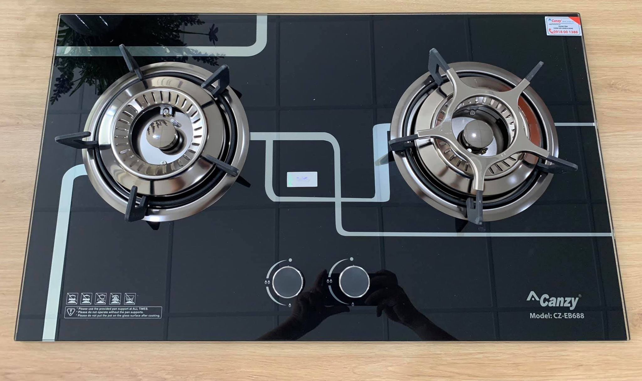 Bếp gas âm Canzy CZ-EB688