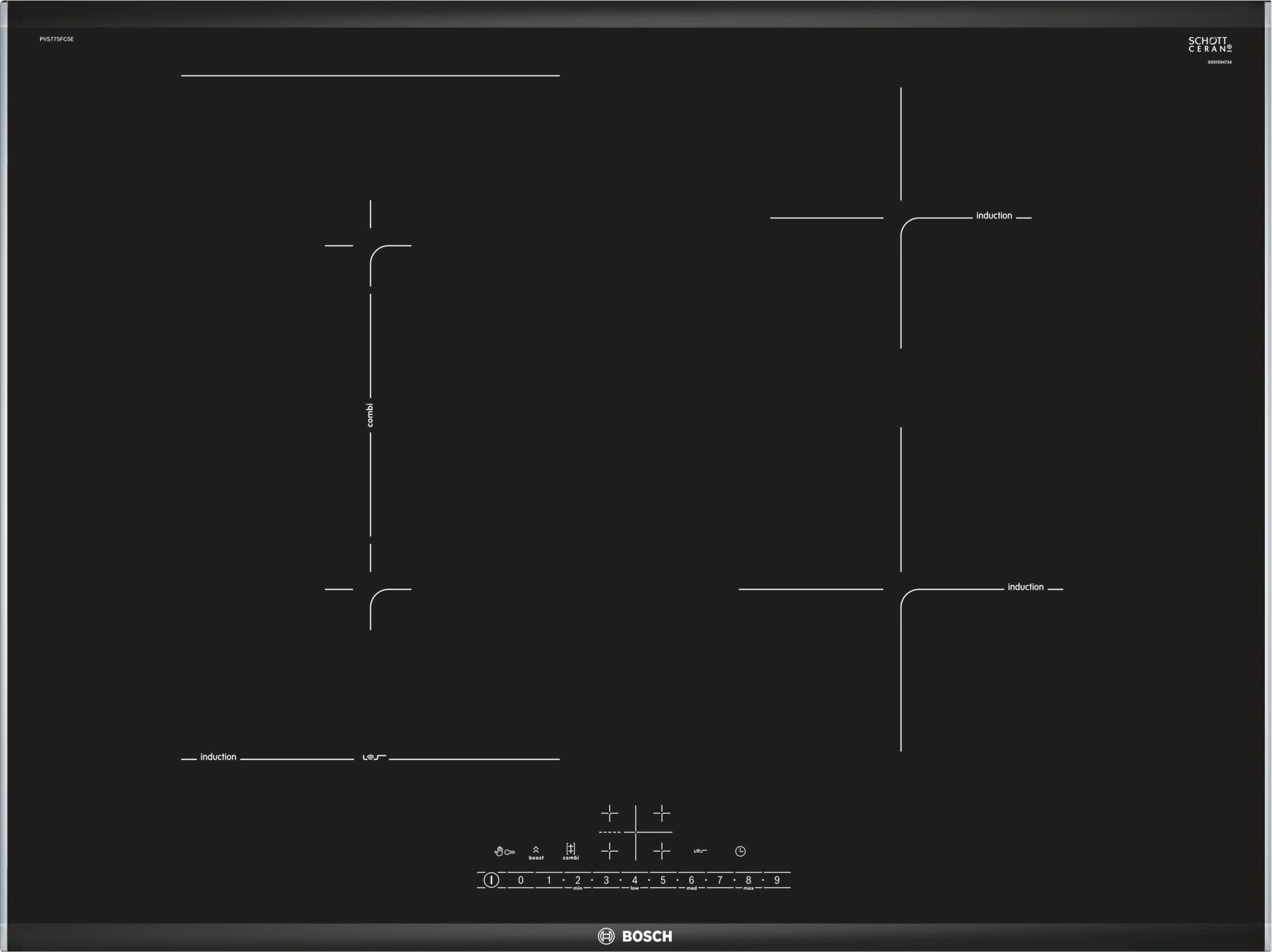 Bếp từ Bosch PVS775FC5E