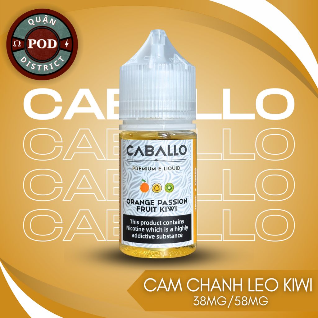 CABALLO Juice Cam Chanh Leo Kiwi Lạnh