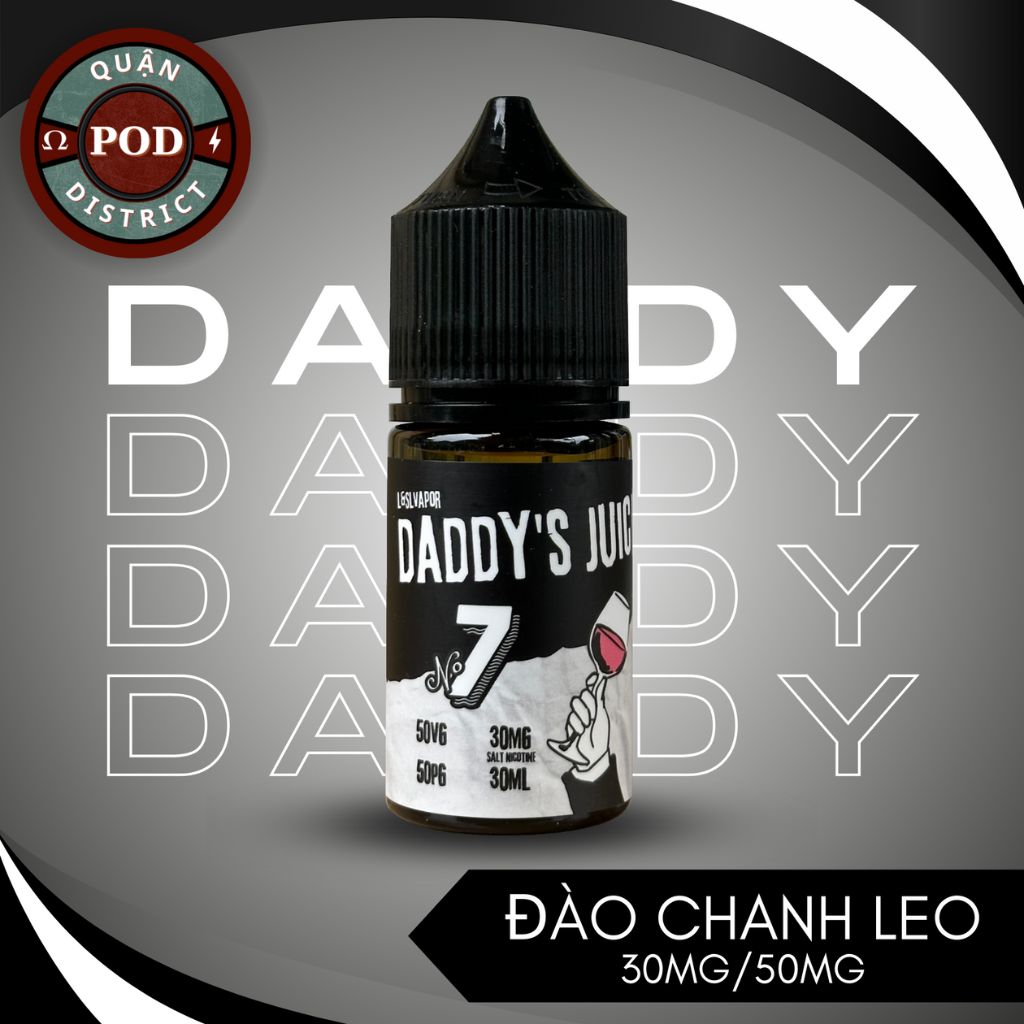 Daddy’s Juice - No.7 Đào Chanh Leo (Peach Passion Fruit)