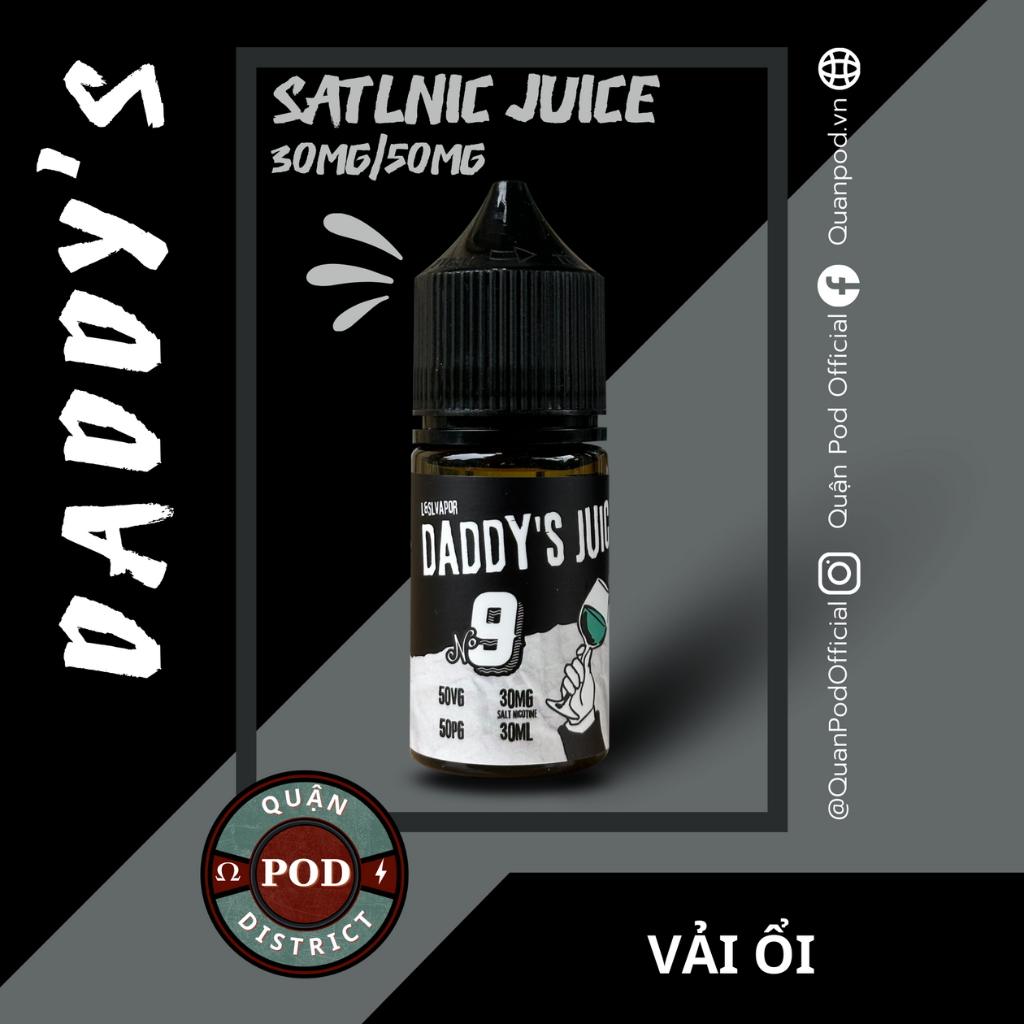 Daddy's Juice - No.9 Vải Ổi (Lychee Guava)
