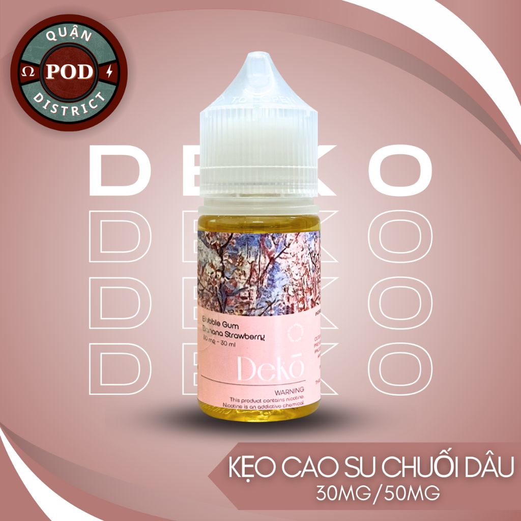 DEKO Kẹo Cao Su Chuối Dâu