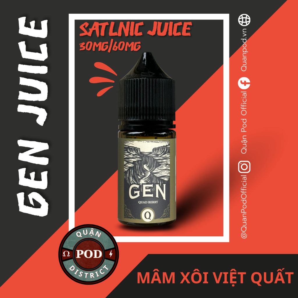 Gen Juice - Gen Q - Mâm Xôi Việt Quất