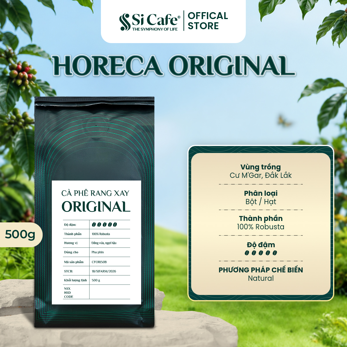 Cà Phê Nguyên Chất Original Kênh Horeca