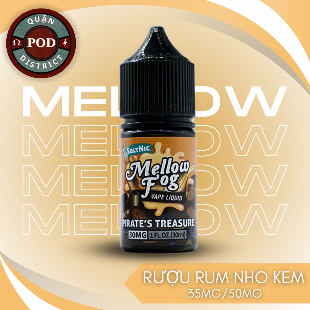 Mellow Fog Juice Rượu Rum Nho Kem