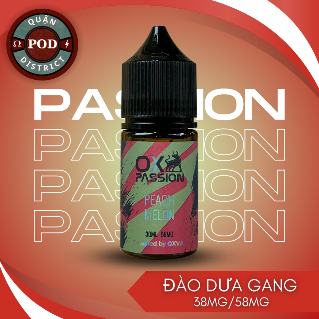 OX Passion Juice Đào Dưa Gang