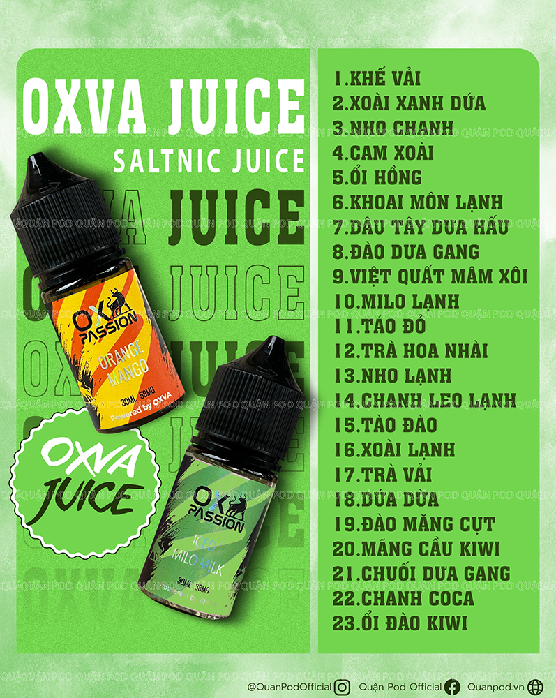 [MUA 1 TẶNG 1] OX Passion Juice