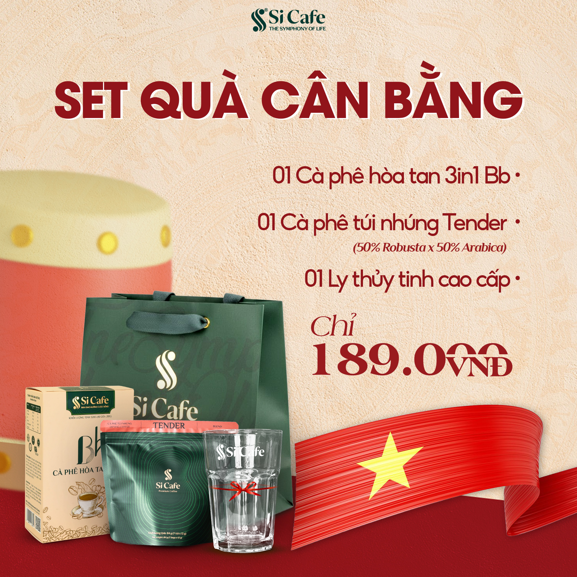 SET Quà Tết Cà Phê Cân Bằng