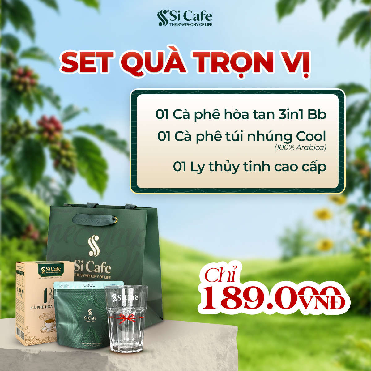 Túi Quà Tết Cà Phê Trọn Vị