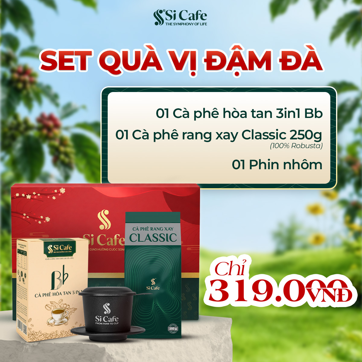 SET Quà Tết Cà Phê Đậm Đà