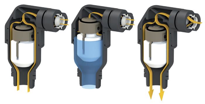 Van xả khí tự động 3 chức na chống búa chống nước CSA