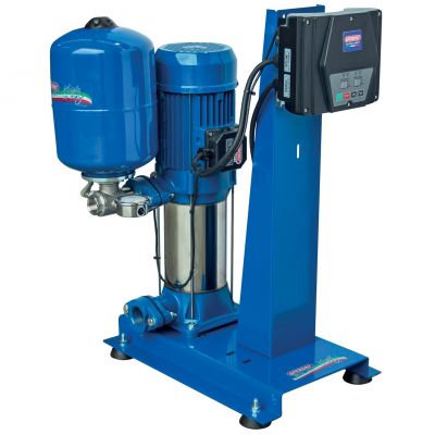 Máy bơm tăng áp biến tần trục đứng đa tầng cánh Speroni/Ý model RV INV 1P