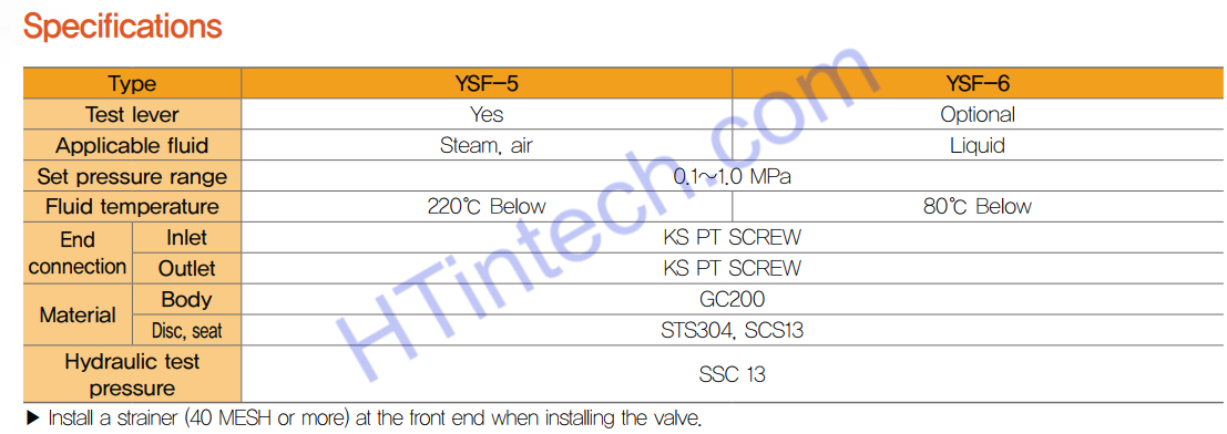 Van An Toàn SamYang YSF-6