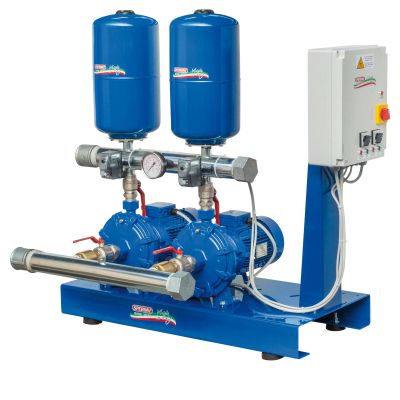 Hệ 2 bơm tăng áp ly tâm đơn tầng cánh Speroni/Ý model 2CM
