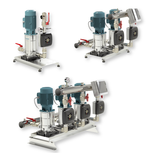 Hệ bơm tăng áp Calpeda/Italia model BS.MXV-B