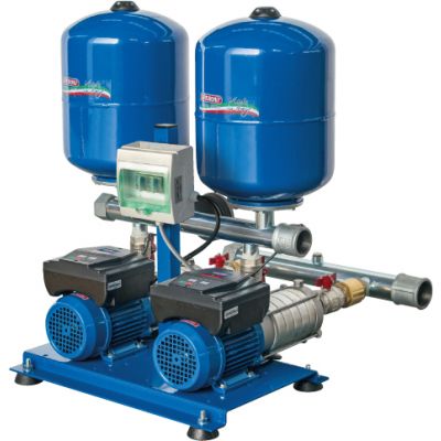 Hệ 2 bơm tăng áp biến tần trục ngang đa tầng cánh RX-RSX