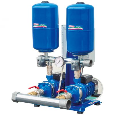 Hệ 2 bơm tăng áp ly tâm trục ngang đa tầng cánh Speroni/Ý model RXM