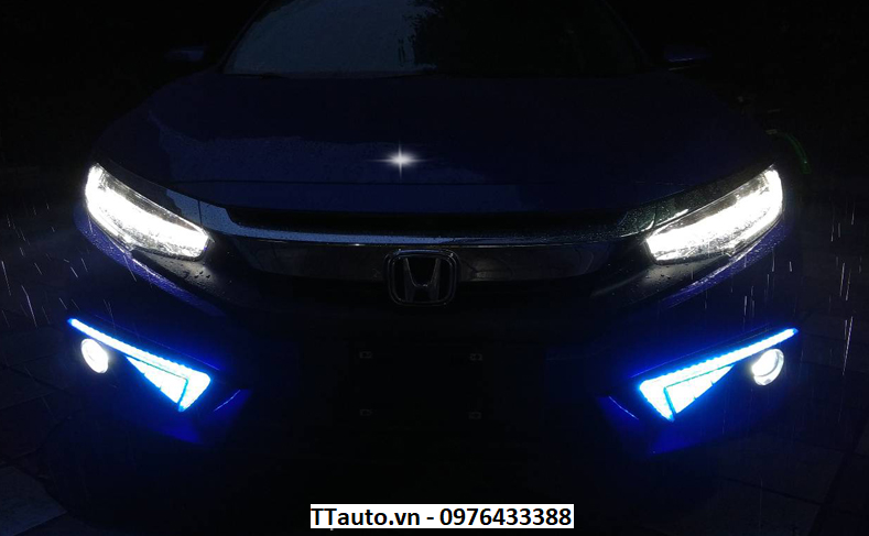 Đèn LED gầm trước cho Civic 2016-2018 kiểu mới
