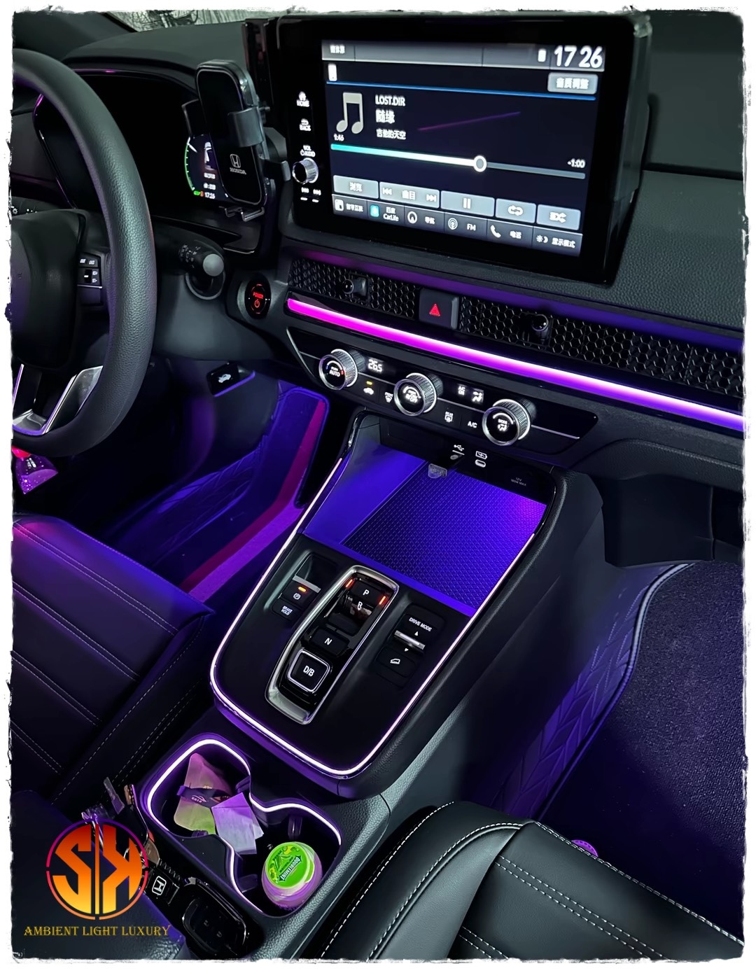 Đèn nội thất 3D nguyên khối cho CRV 2023 - 2026