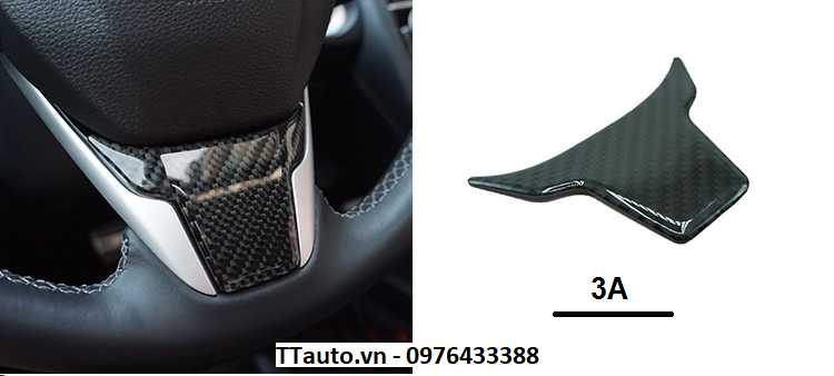 Trang trí nội thất bằng sợi carbon dẻo kiểu Si cho Civic 2016-2020