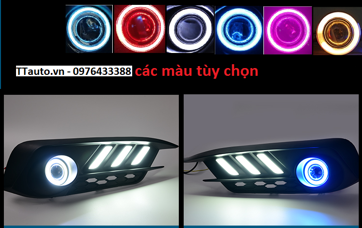 Một số mẫu Led gầm trước có Projector cho Civic 2016-2018