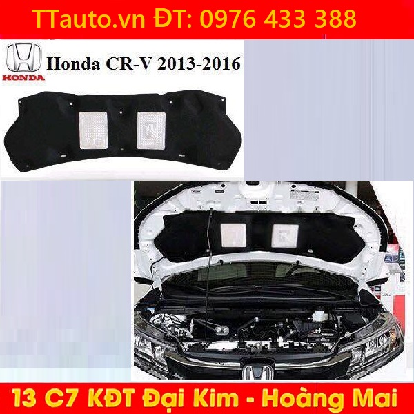 Tấm cách âm cách nhiệt nắp Capo cho Honda CR-V 2013-2017