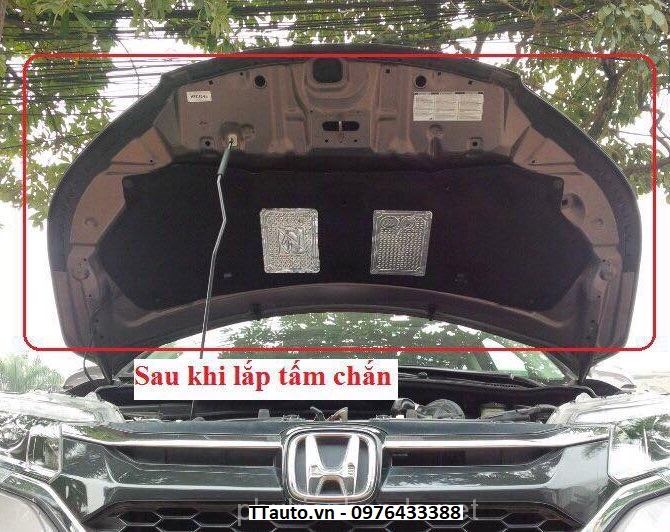 Tấm cách âm cách nhiệt nắp Capo cho Honda CR-V 2013-2017