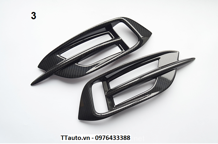 Ốp trang trí đèn gầm trước sau Carbon cho Civic 2016-2018