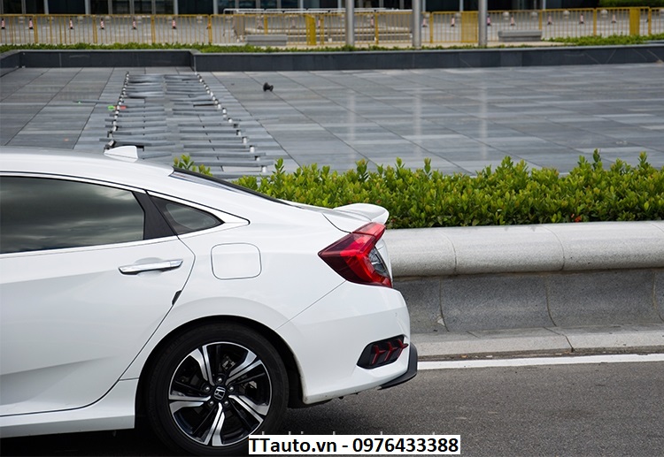 Cánh lướt gió kiểu đuôi vịt cho Civic 2016-2020