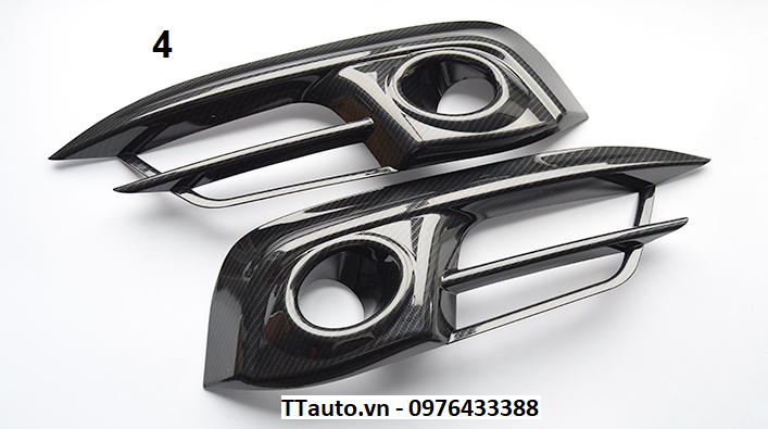 Ốp trang trí đèn gầm trước sau Carbon cho Civic 2016-2018