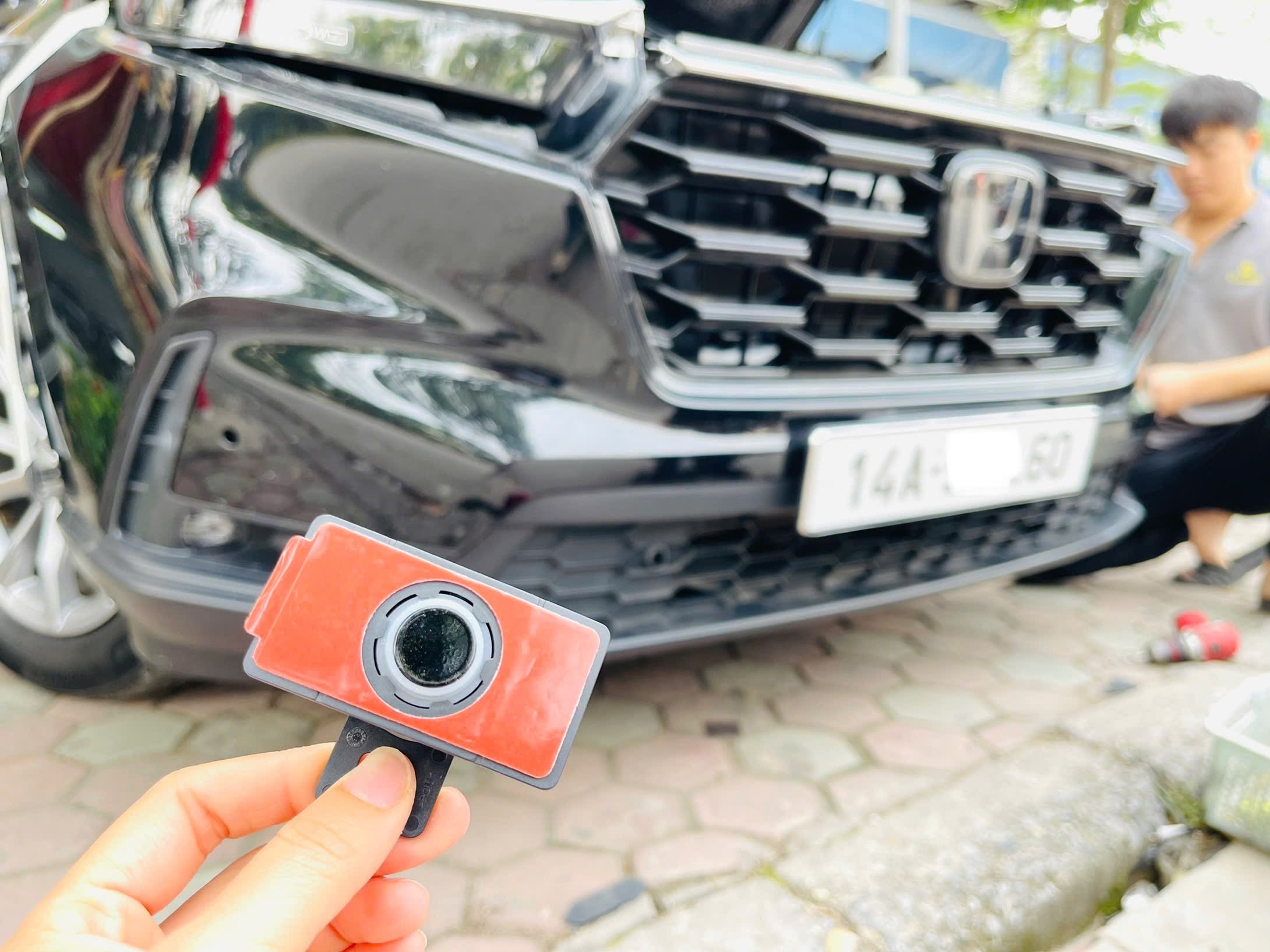 Cảm Biến Trước Cắm Zin Cho Honda CRV 2023- 2026 Bản L | Hỗ Trợ Đỗ Xe – Hiển Thị Màn Hình Nguyên Bản giống bản cao cấp e.HEV