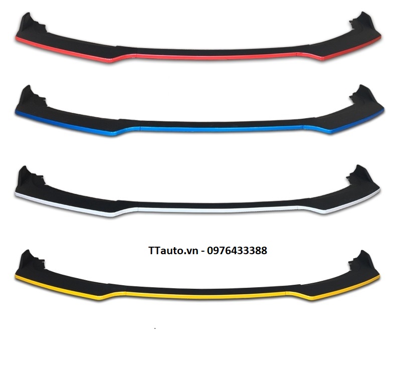 Lip trước sơn màu viền, loại ghép mảnh Civic 2016-2018 (mẫu 7)