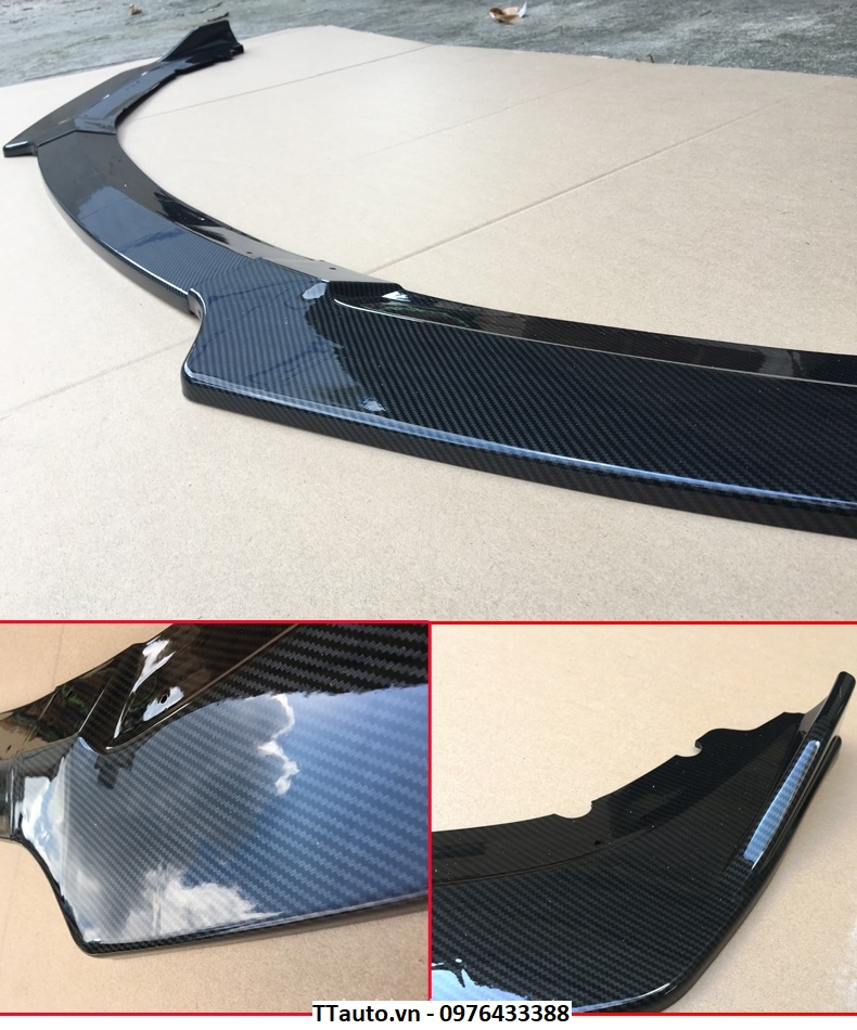 Lip trước sơn màu viền, loại ghép mảnh Civic 2016-2018 (mẫu 7)