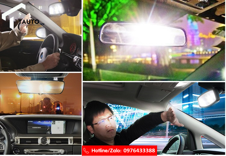 Gương chiếu hậu chống chói tự động cho các dòng Honda